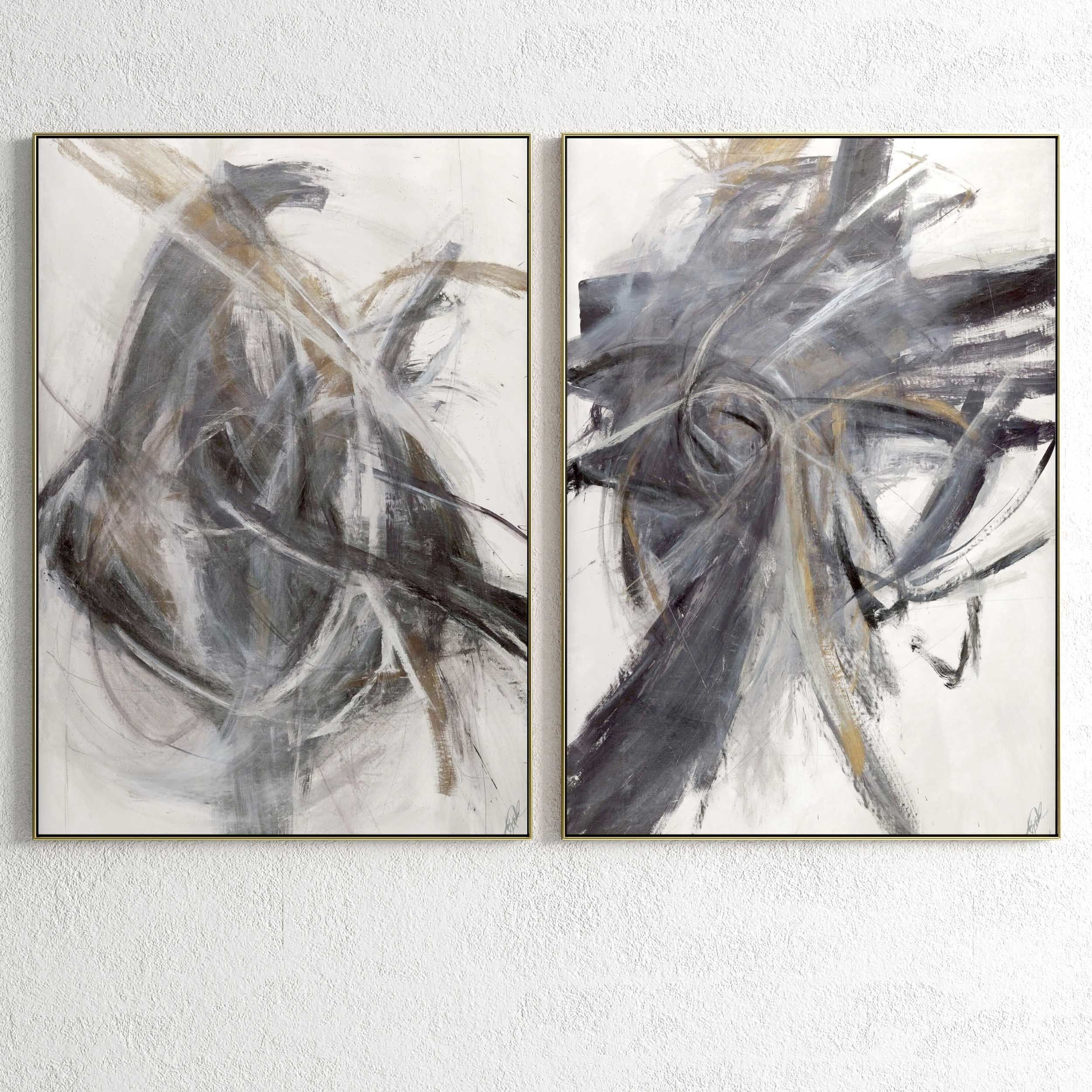 Plaster Two Photo Frame 83 Low-poly 3D model_2