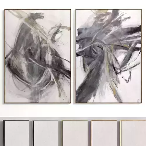 Plaster Two Photo Frame 83