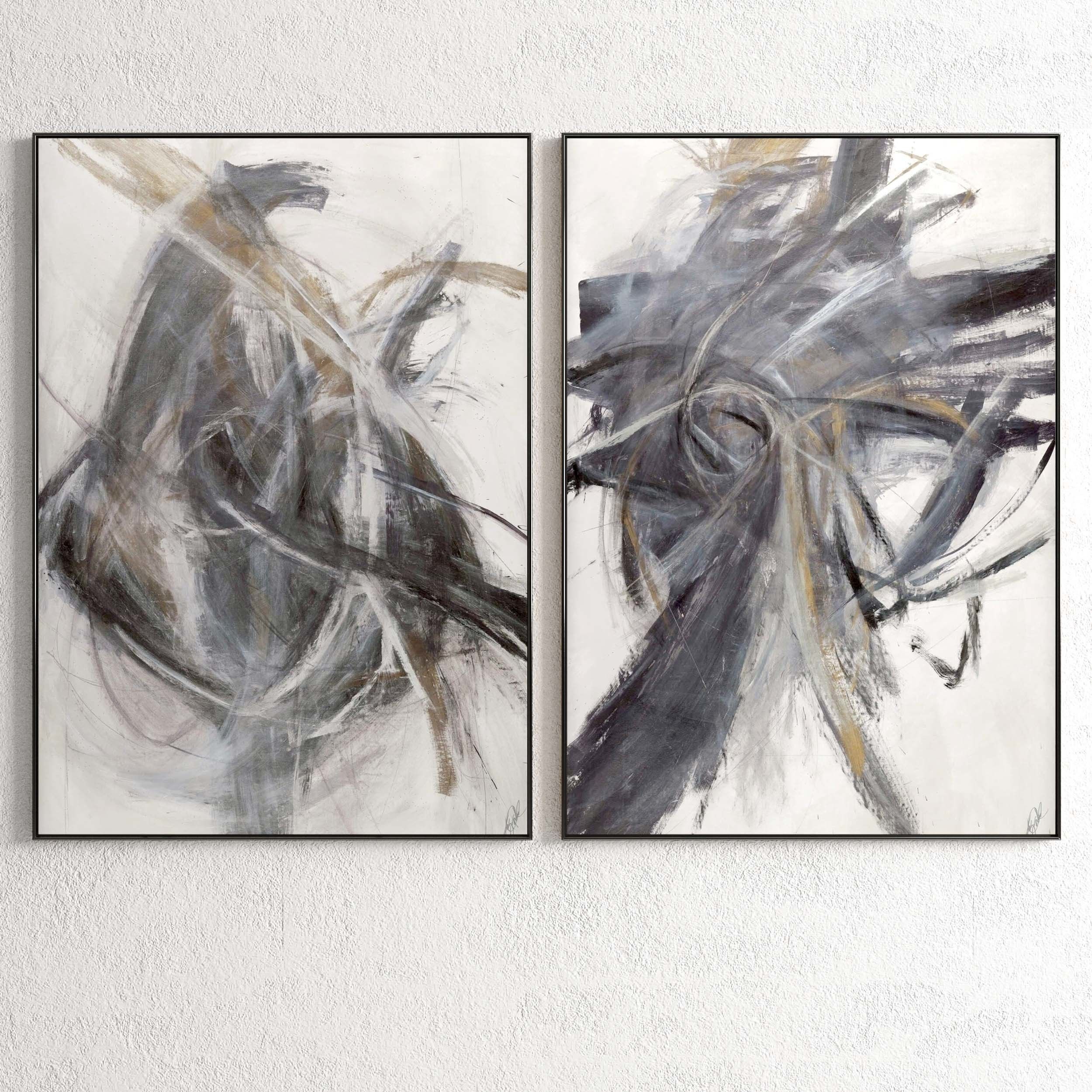 Plaster Two Photo Frame 83 Low-poly 3D model_1