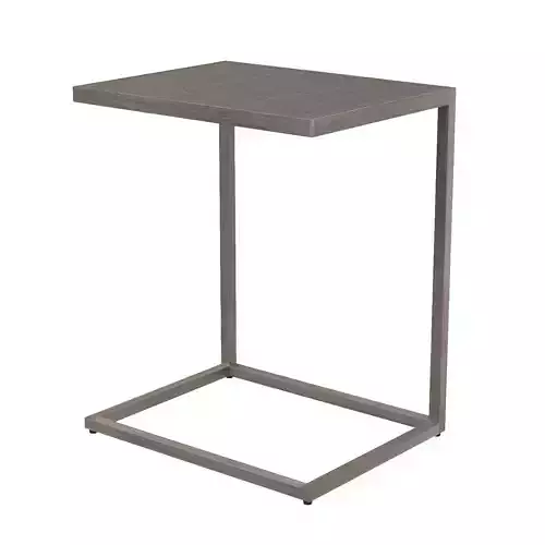 Cutler C Table in Antique Pewter