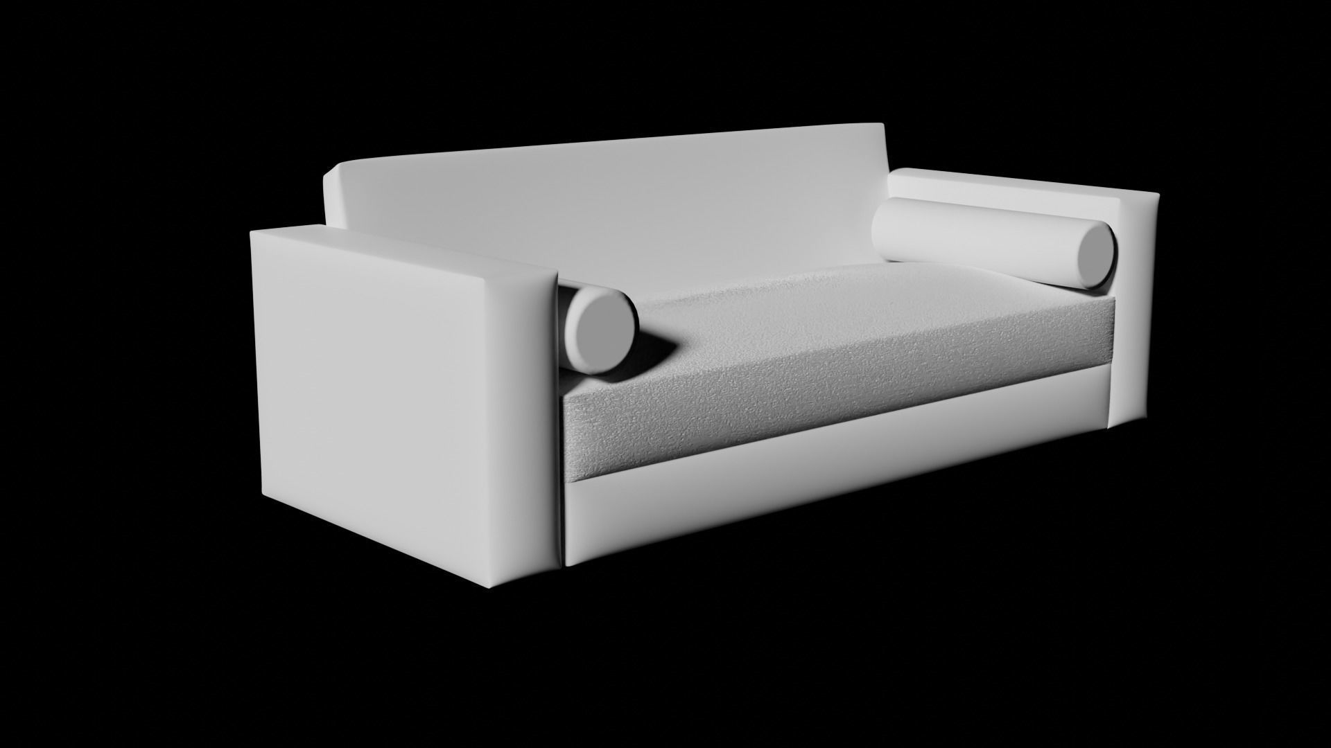 sofa 4 Low-poly 3D model_7