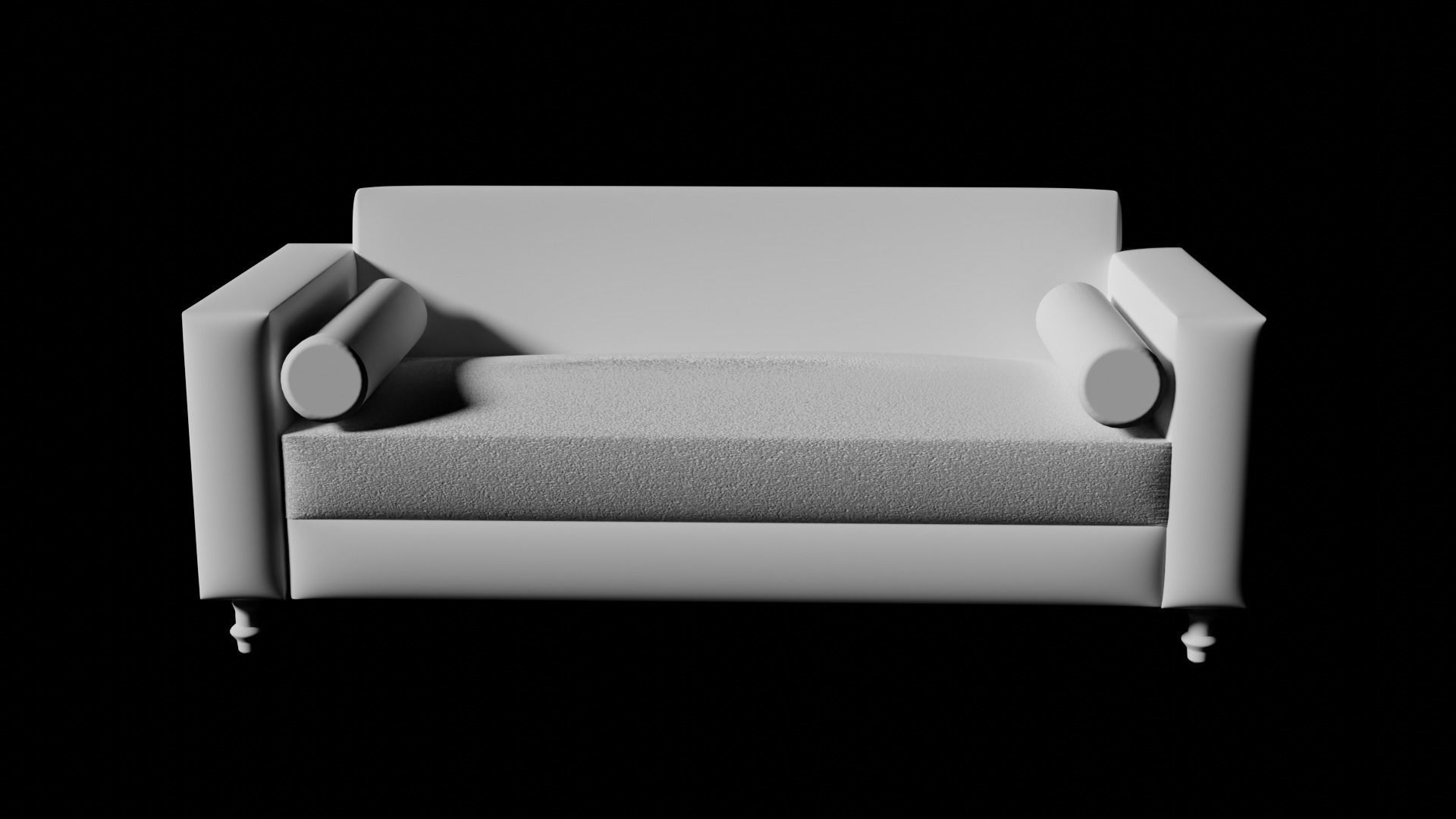 sofa 4 Low-poly 3D model_4