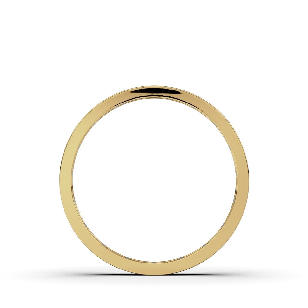 Ring Baguette  3D print model_9