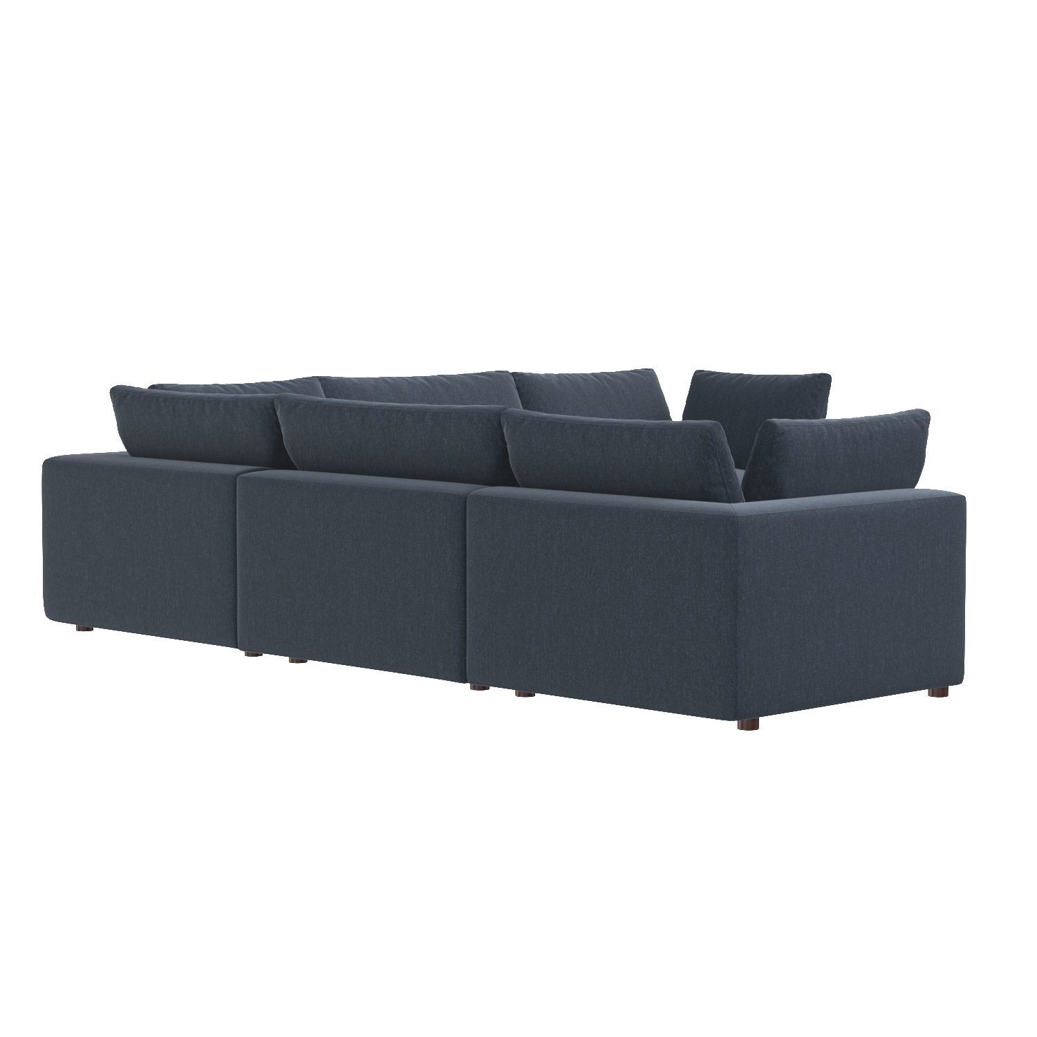Commix Down Filled Overstuffed 5 Piece Sectional Sofa 3D model_1