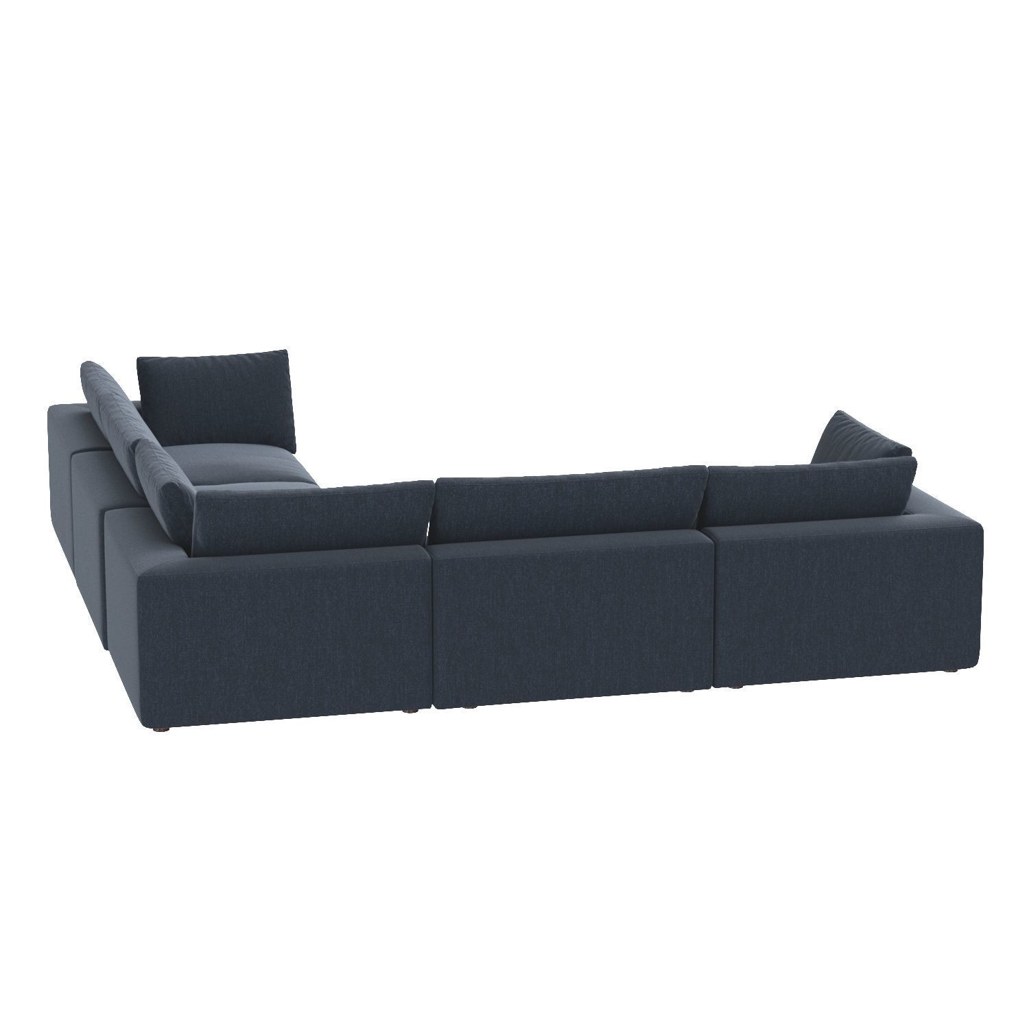 Commix Down Filled Overstuffed 5 Piece Sectional Sofa 3D model_4