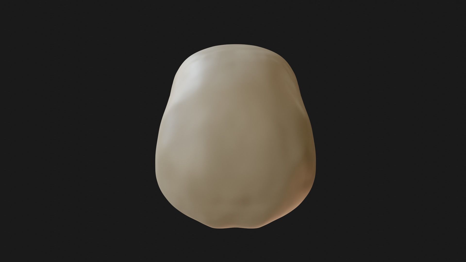 Female human skull 3D model_14