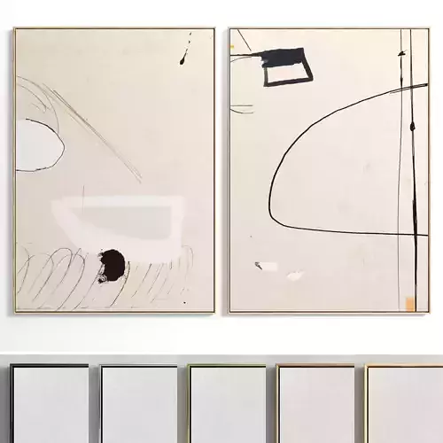 Plaster Two Photo Frame 84