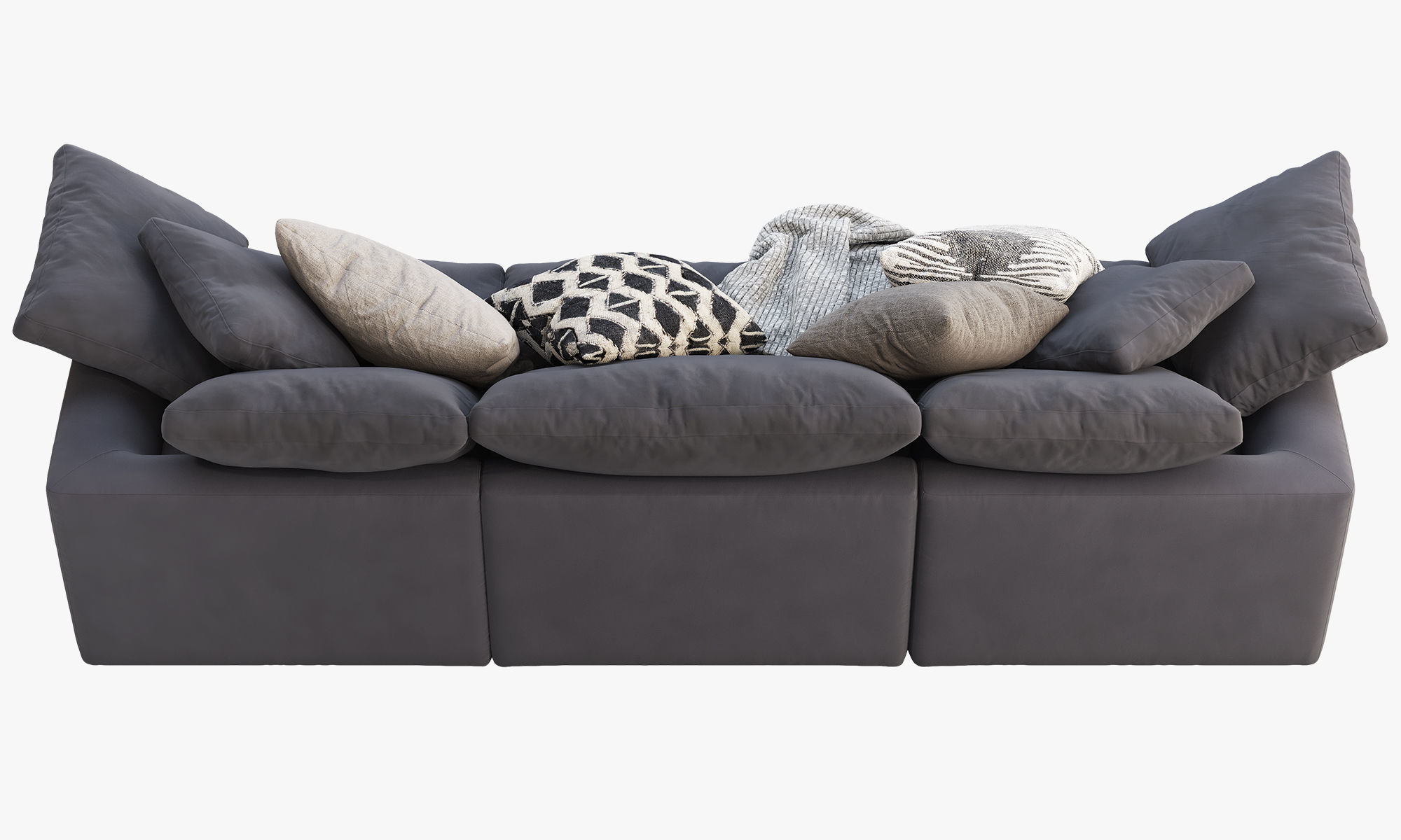 Joybird Bryant Modular Sofa 3 piece 3D model CGTrader