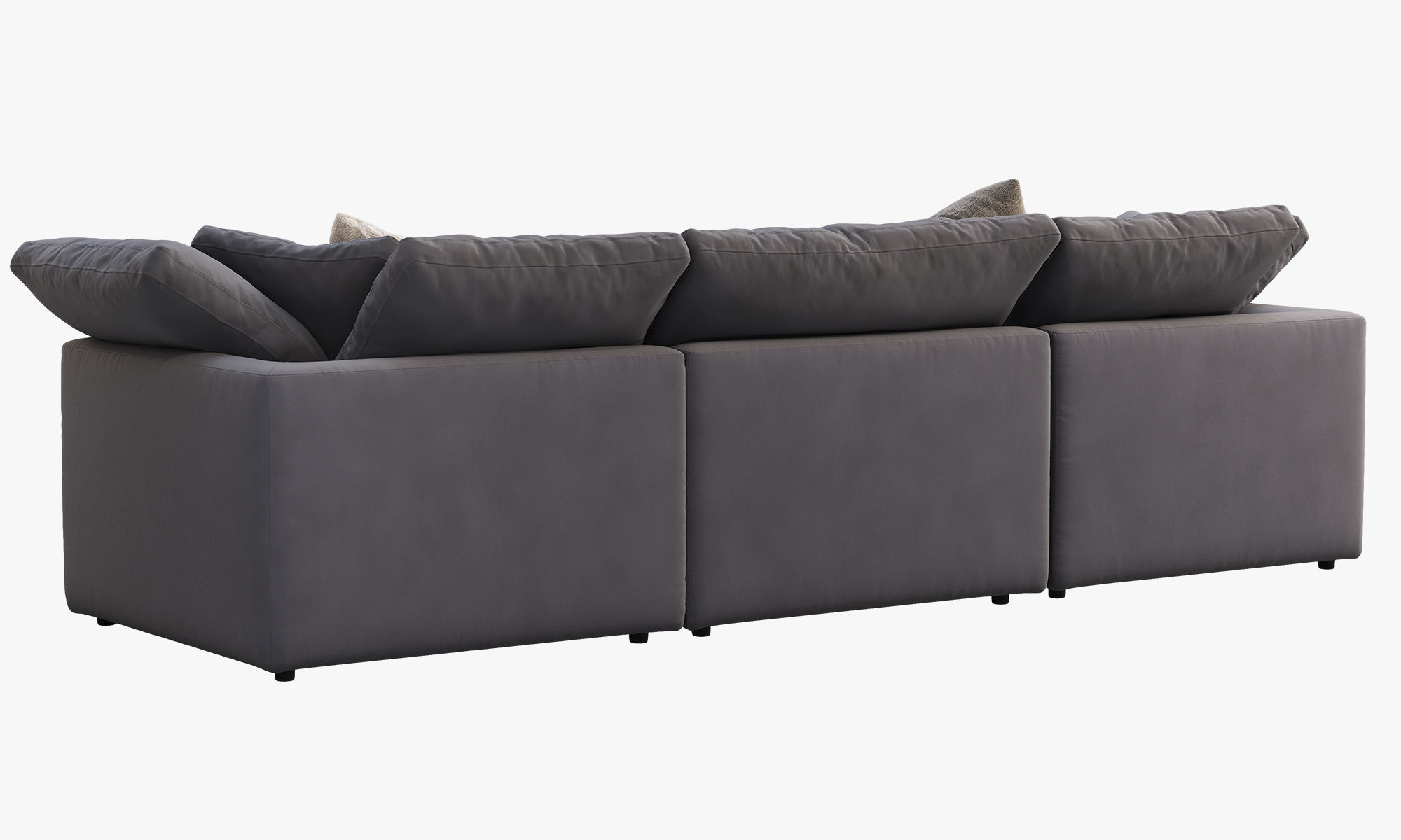 Joybird Bryant Modular Sofa 3 piece 3D model CGTrader