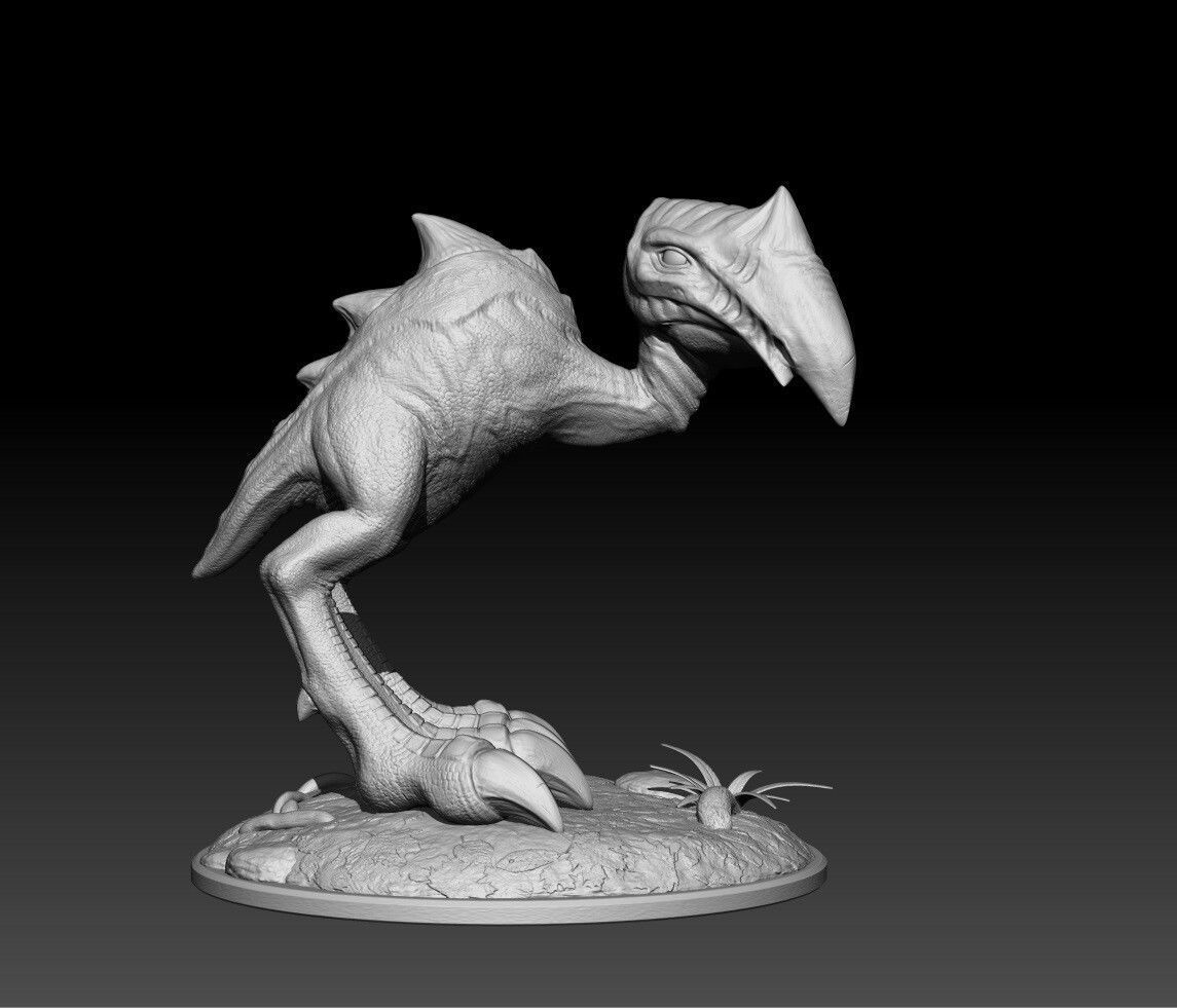 Scavenger bird Free 3D print model_2