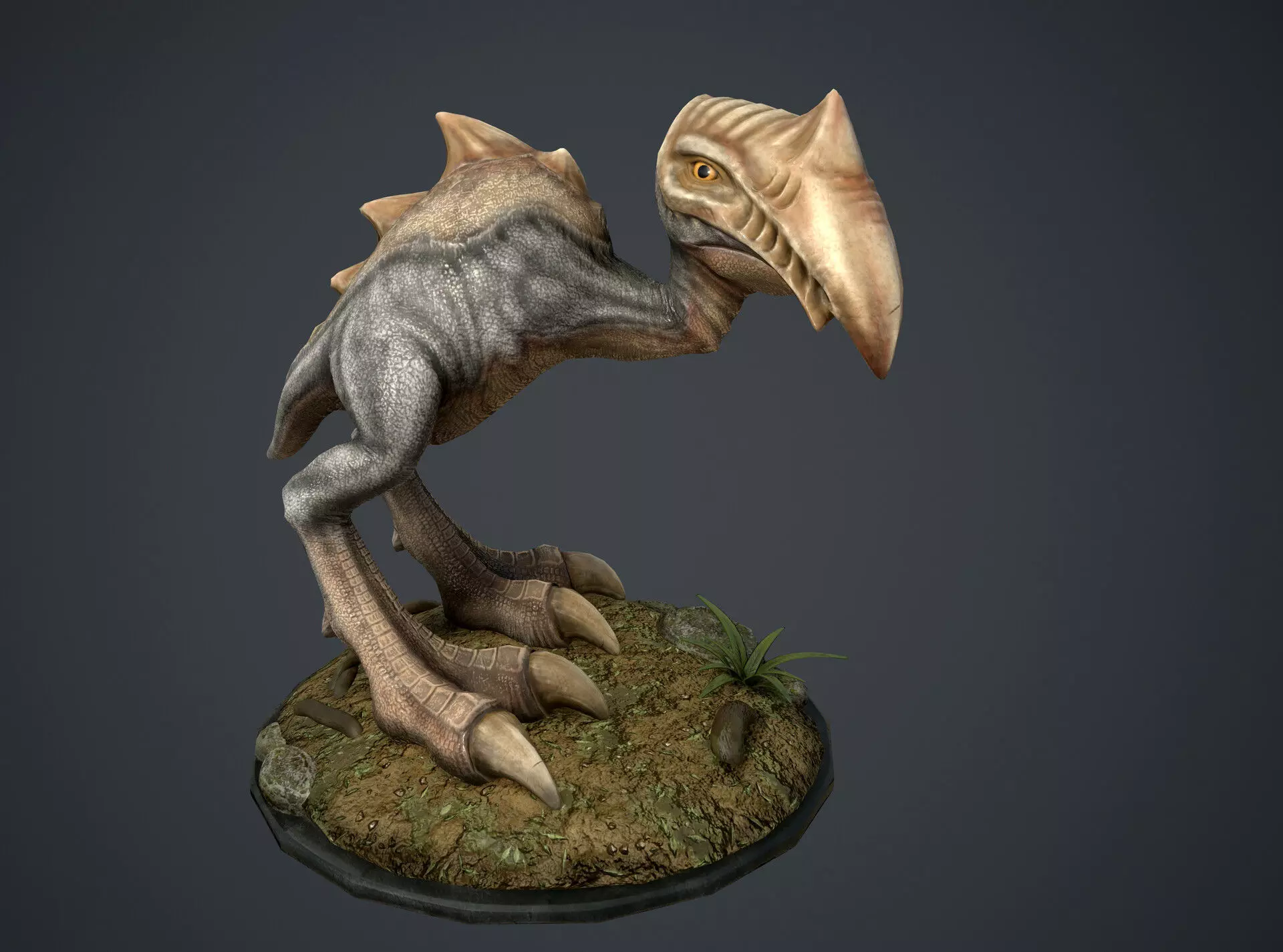 Scavenger bird Free 3D print model_0
