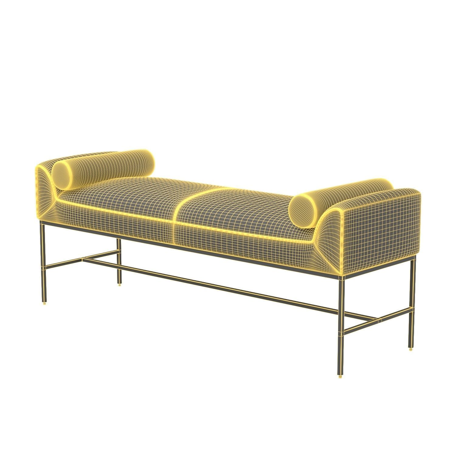 Coco Bench Uttermost 3D model_6