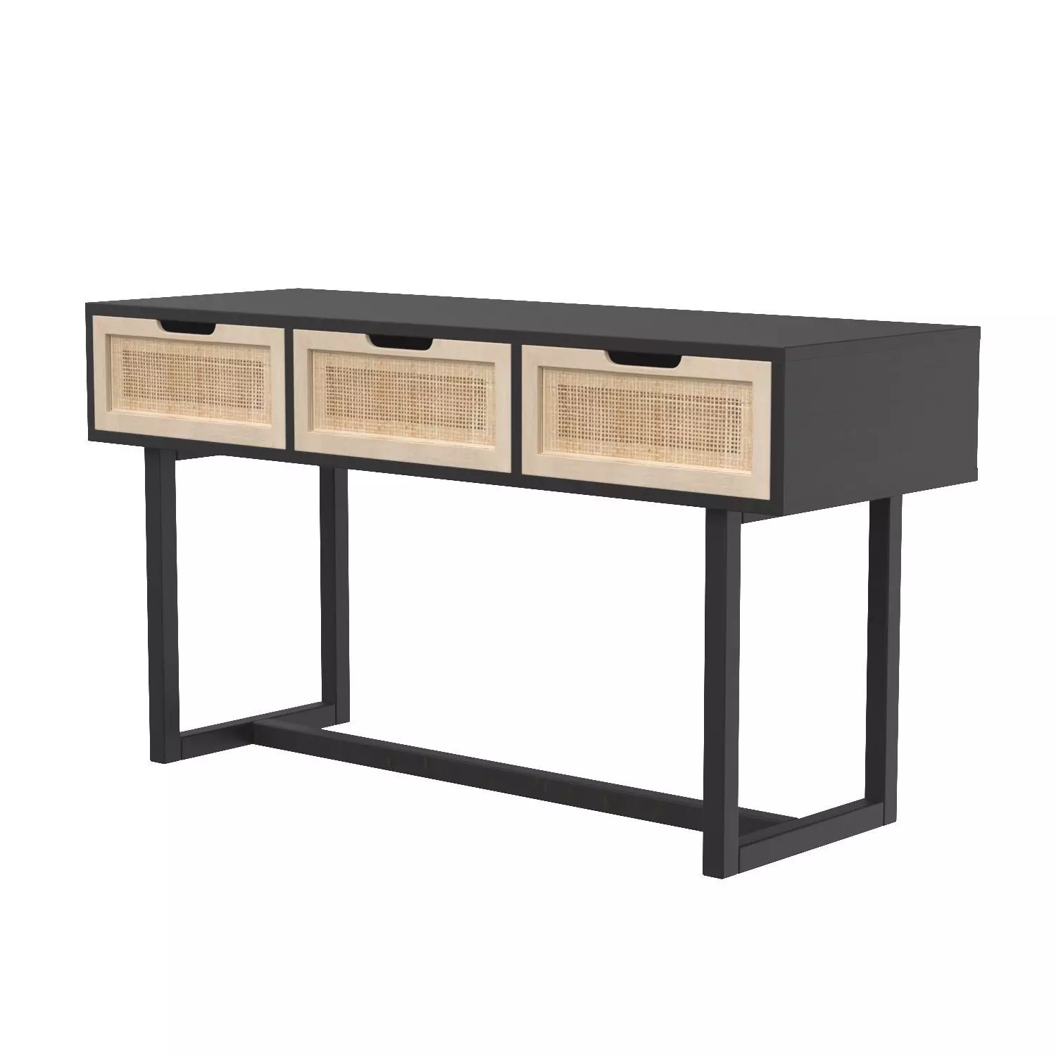 Clarita Console Table Black 3D model_0
