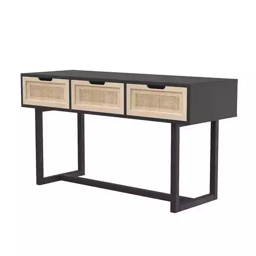 Clarita Console Table Black 3D model
