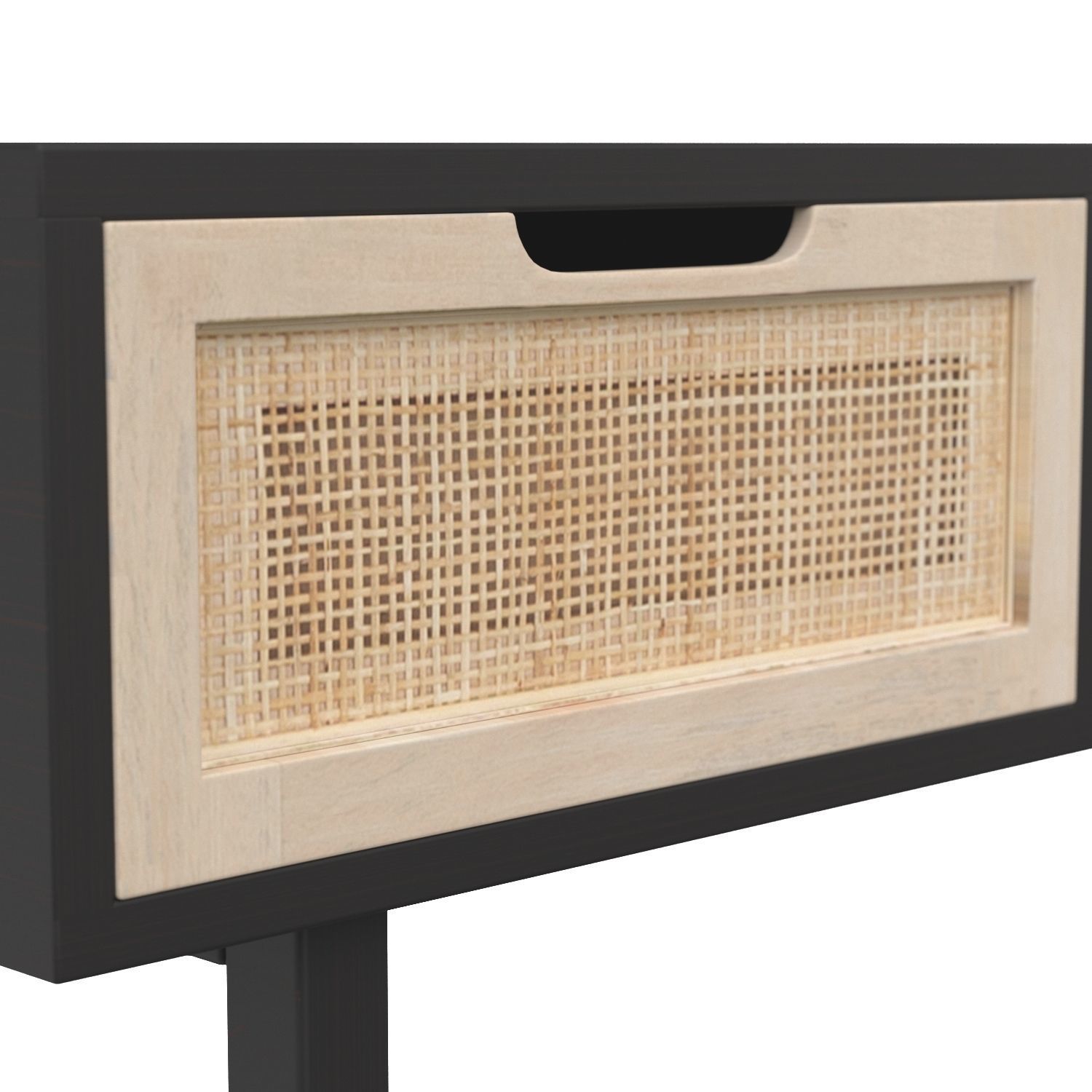 Clarita Console Table Black 3D model_4