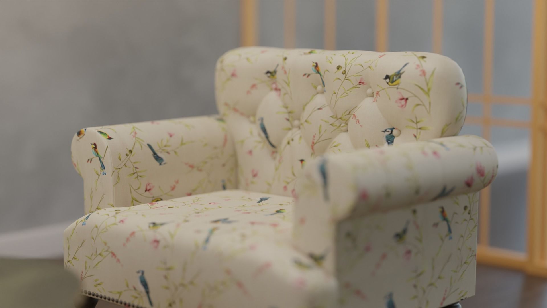 Sofa Set 09 Low-poly 3D model_14