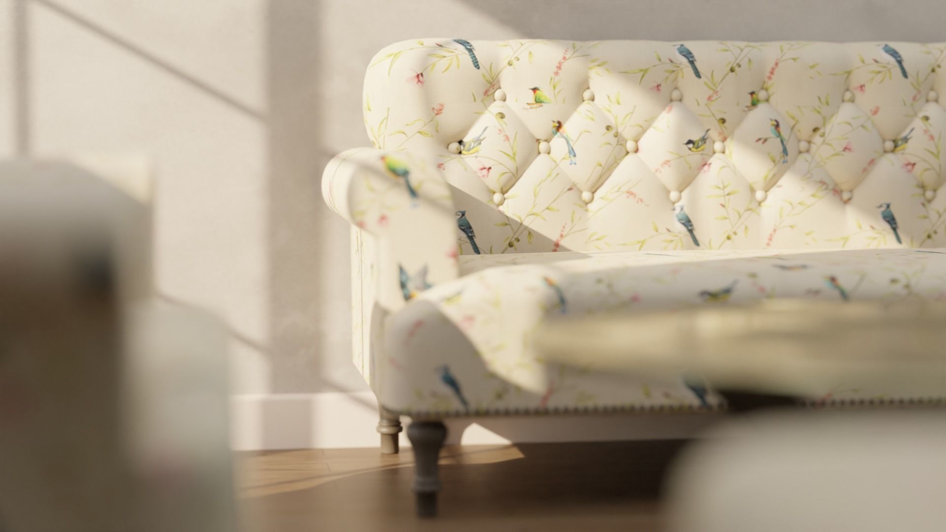 Sofa Set 09 Low-poly 3D model_12