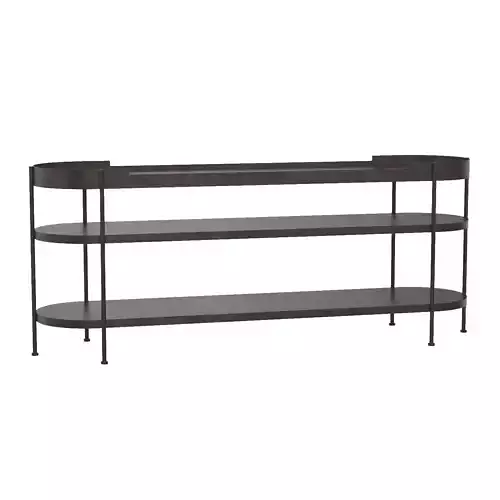 Cassio Console Black Steel