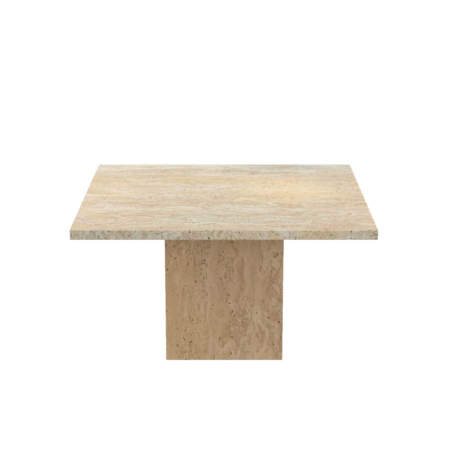 Carve Travertine Small Cocktail Table 3D model_1