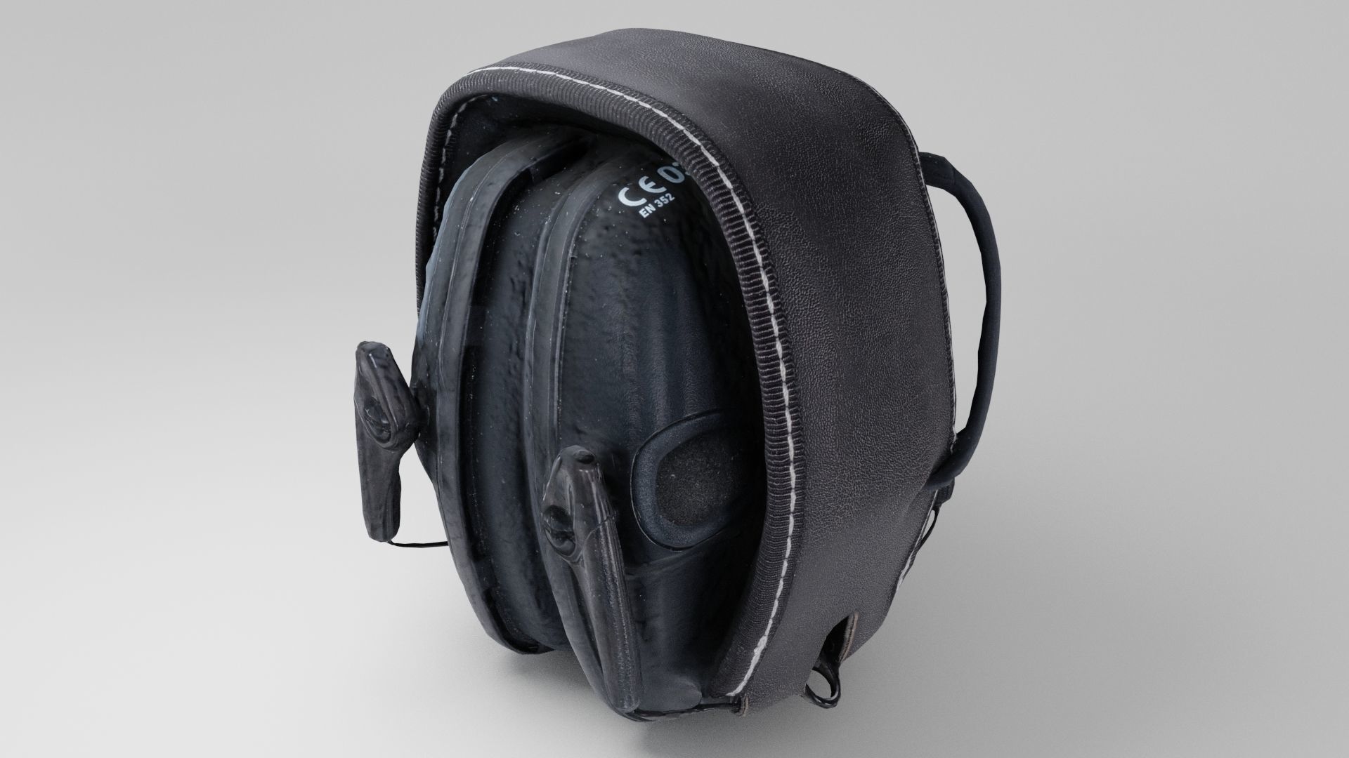 Amplification Electronic Shooting Earmuff or earphones 3D model_1