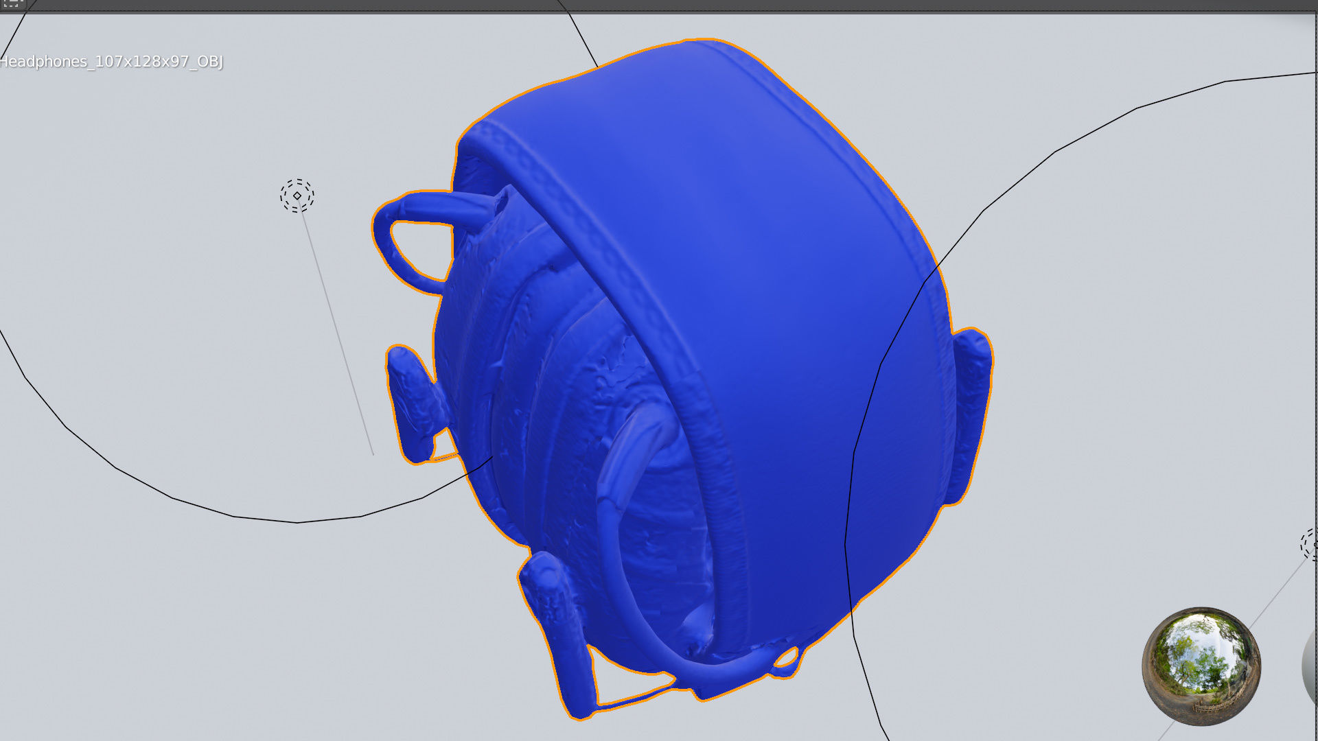 Amplification Electronic Shooting Earmuff or earphones 3D model_5