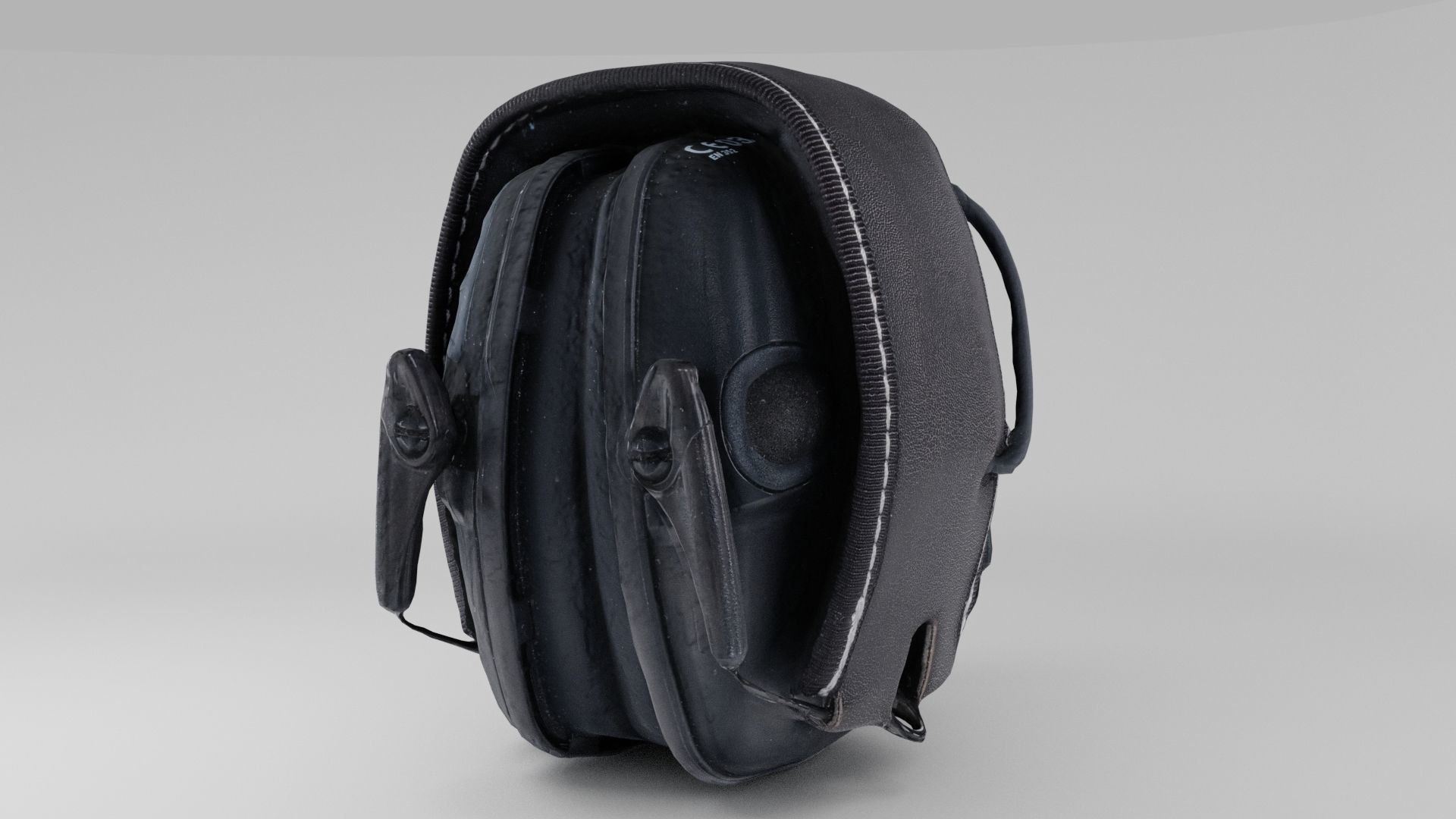 Amplification Electronic Shooting Earmuff or earphones 3D model_4