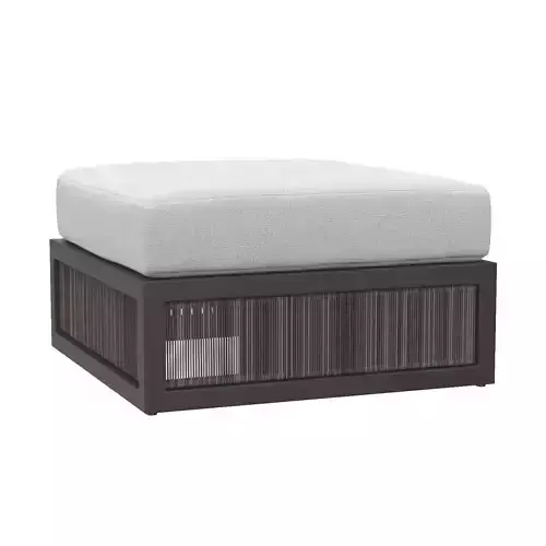 Capri Aluminum Ottoman