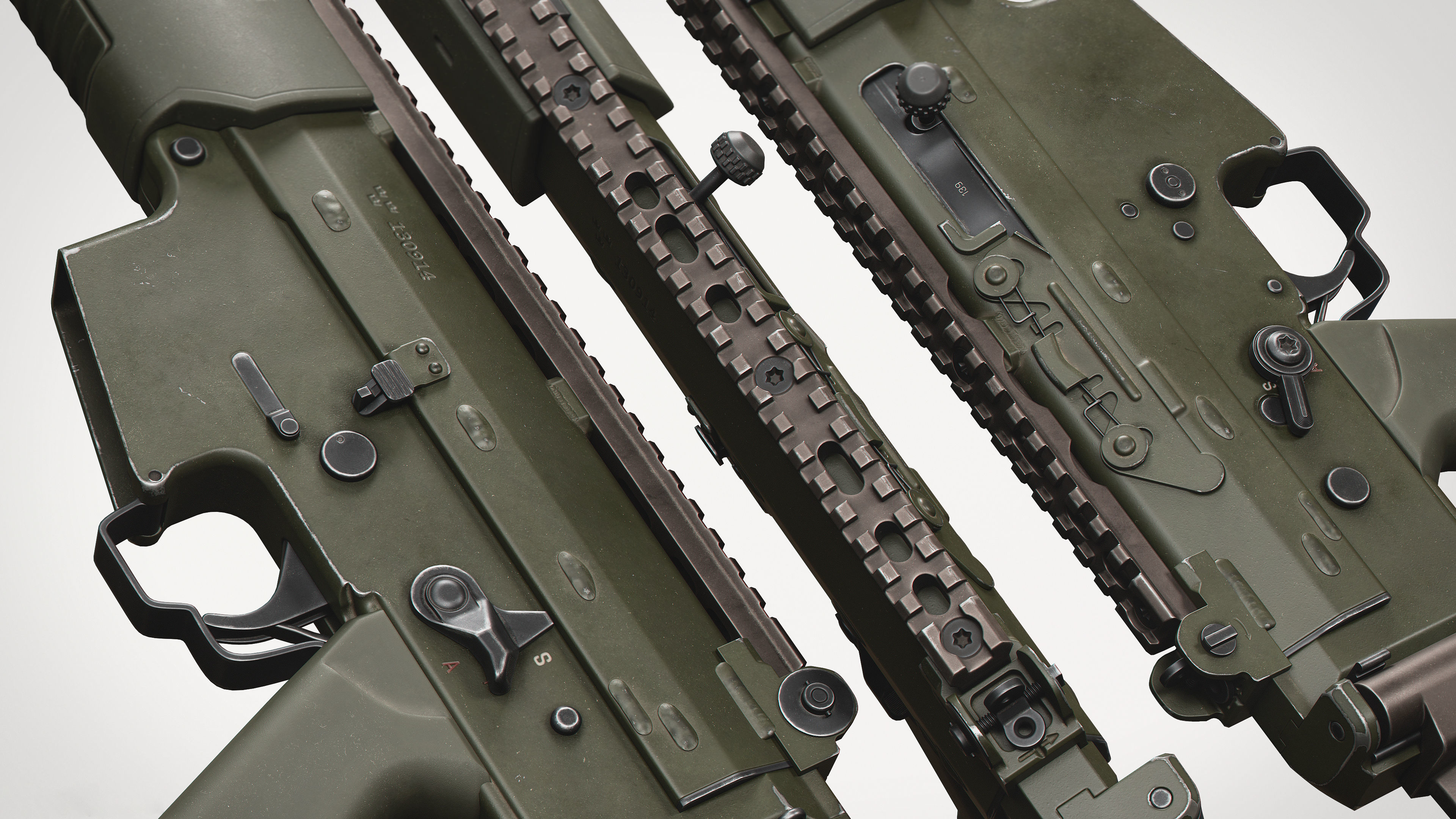 AK5C rifle Low-poly 3D model_4