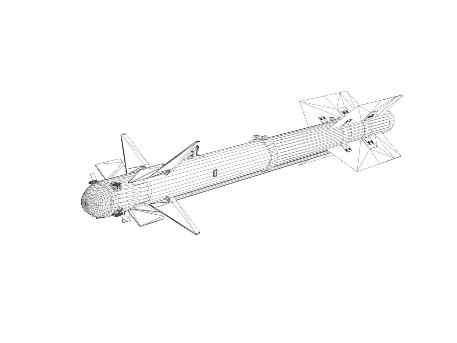 AA-11 Archer - Vympel R-73 3D model_7