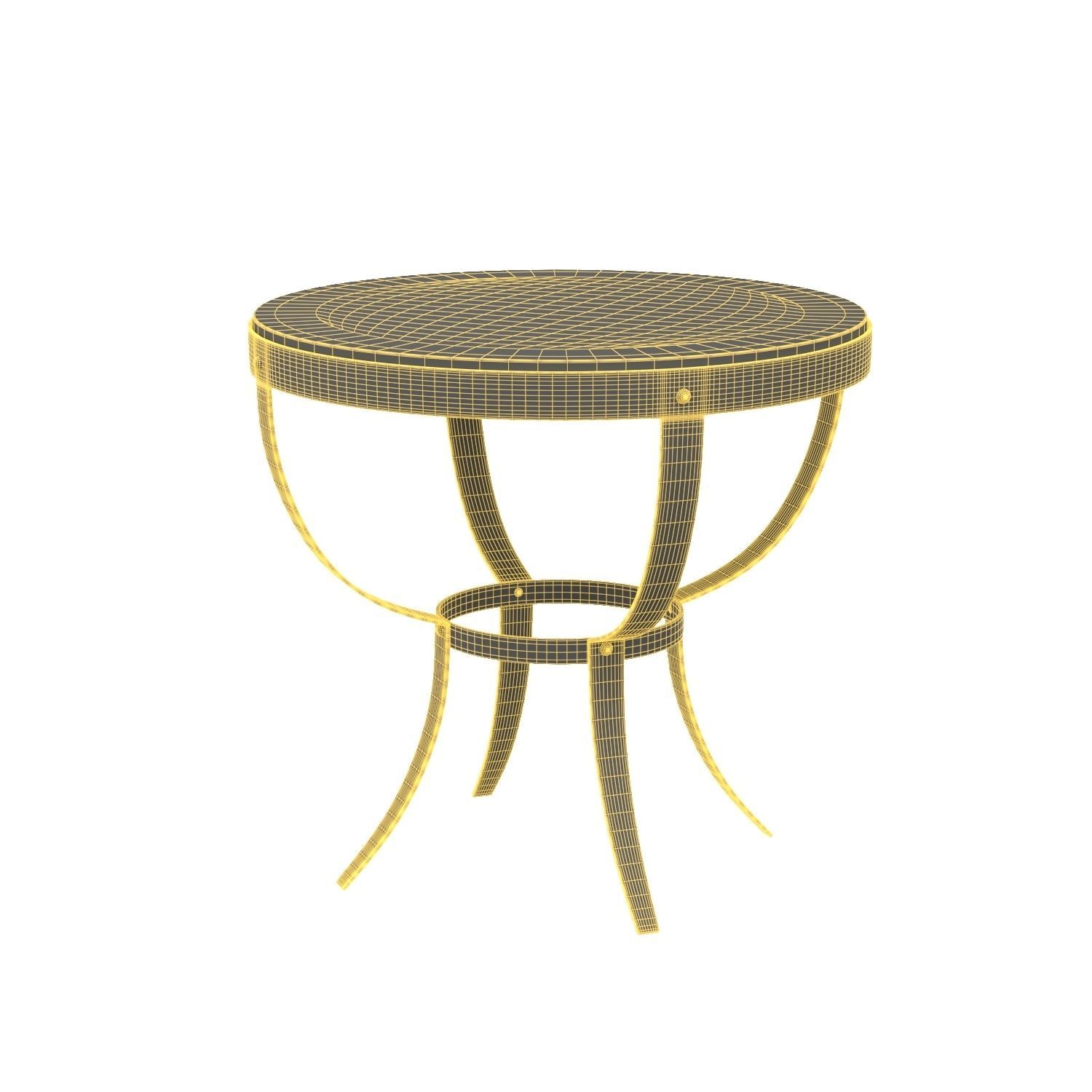 Byron Side Table 3D model_5