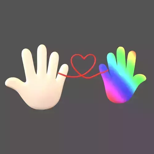 Hand with Red Line Icon v1 013