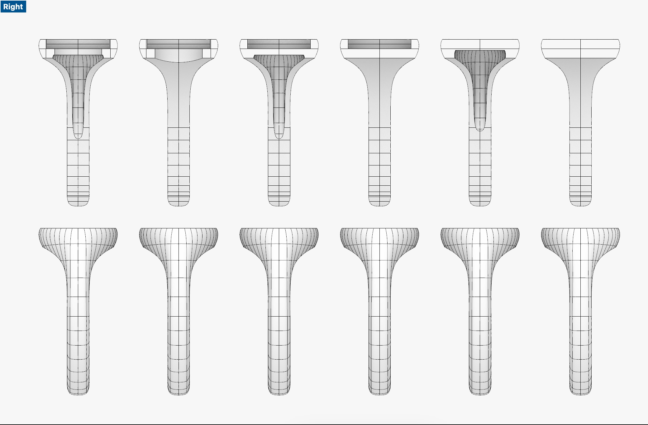 Round 12 mm Signet Rings 174 items 3D print model_5