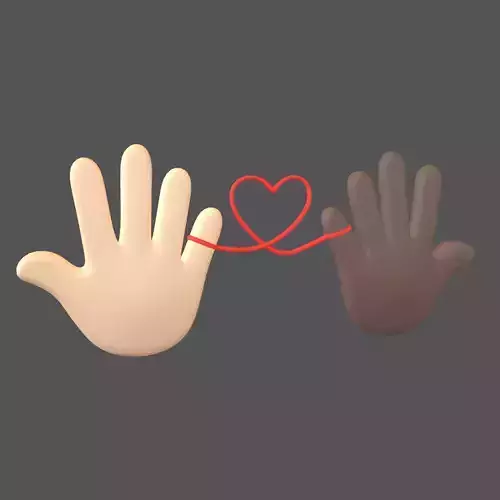 Hand with Red Line Icon v1 016