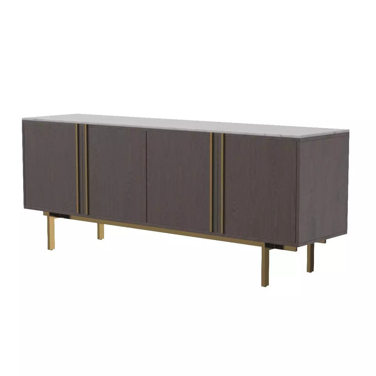 Briar Sideboard-Dark Brown 3D model_0