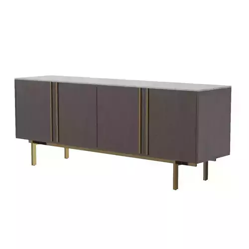 Briar Sideboard-Dark Brown 3D model