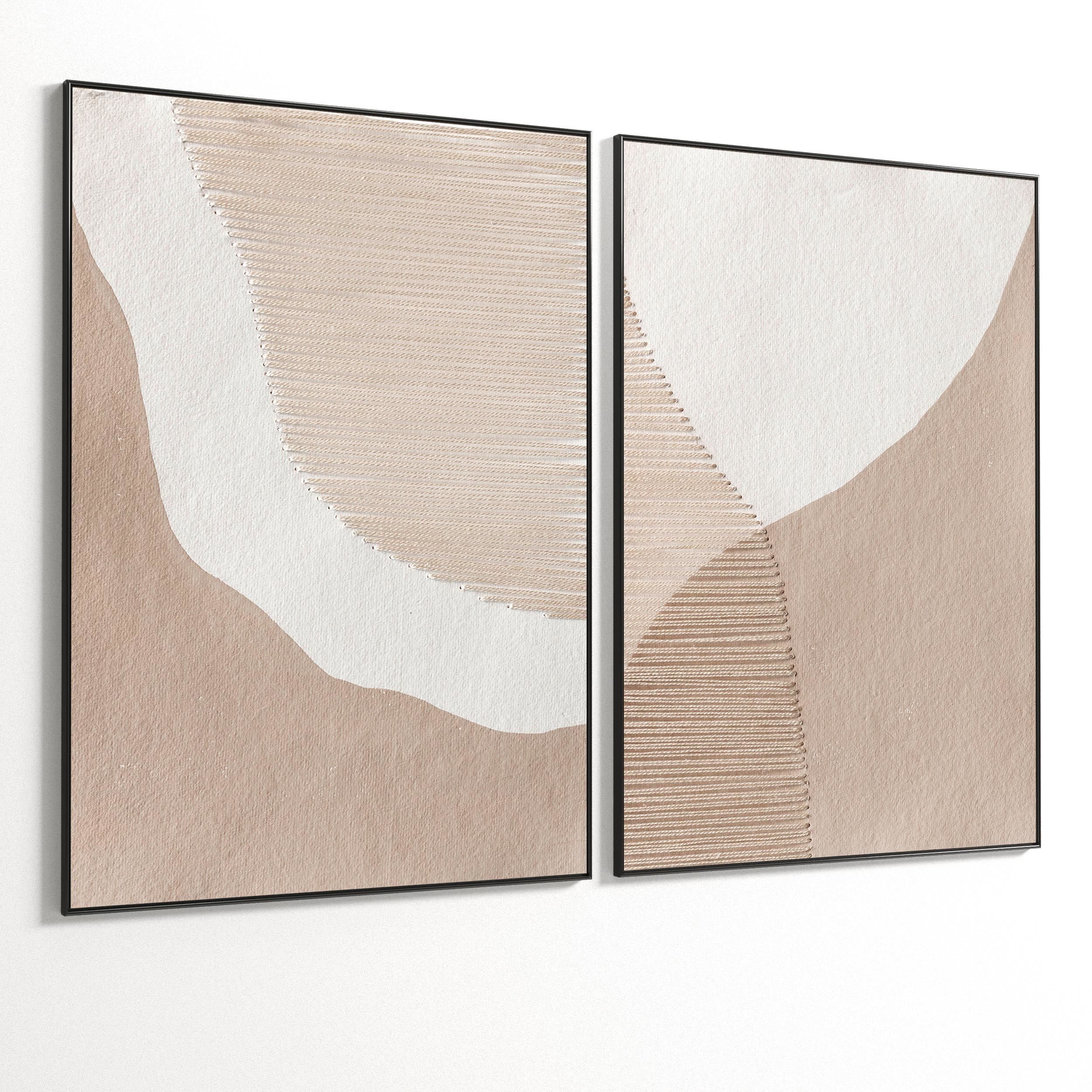 Plaster Two Photo Frame 85 Low-poly 3D model_4