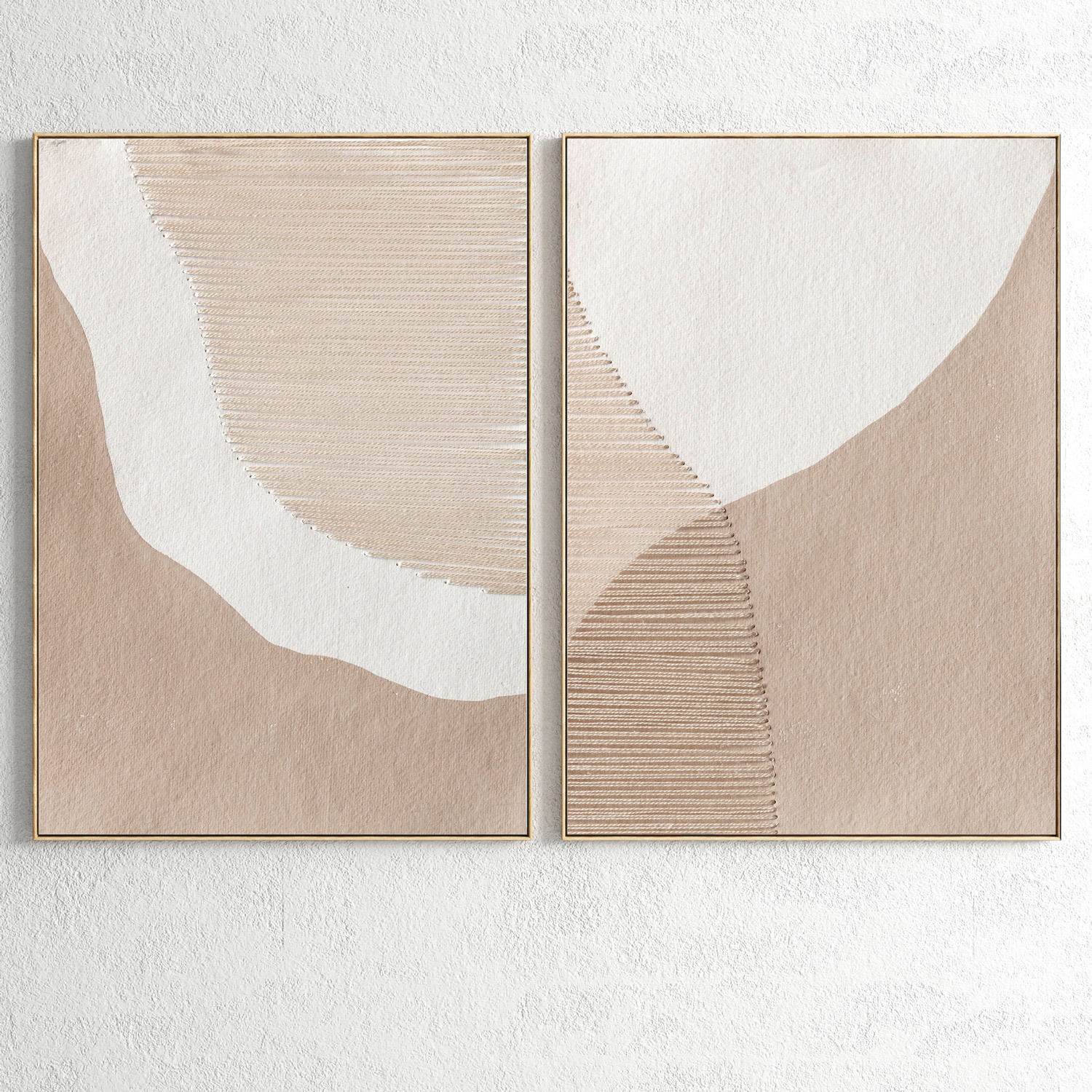 Plaster Two Photo Frame 85 Low-poly 3D model_2