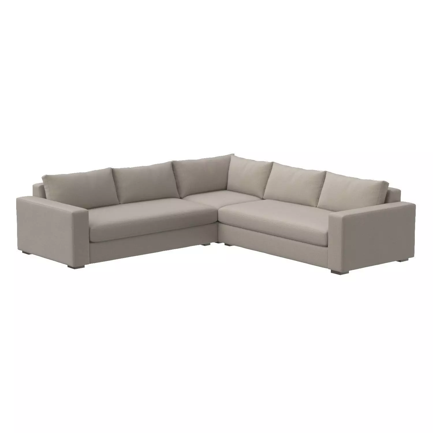 Boone 3-Piece Sectional in Various Sizes 3D model_0