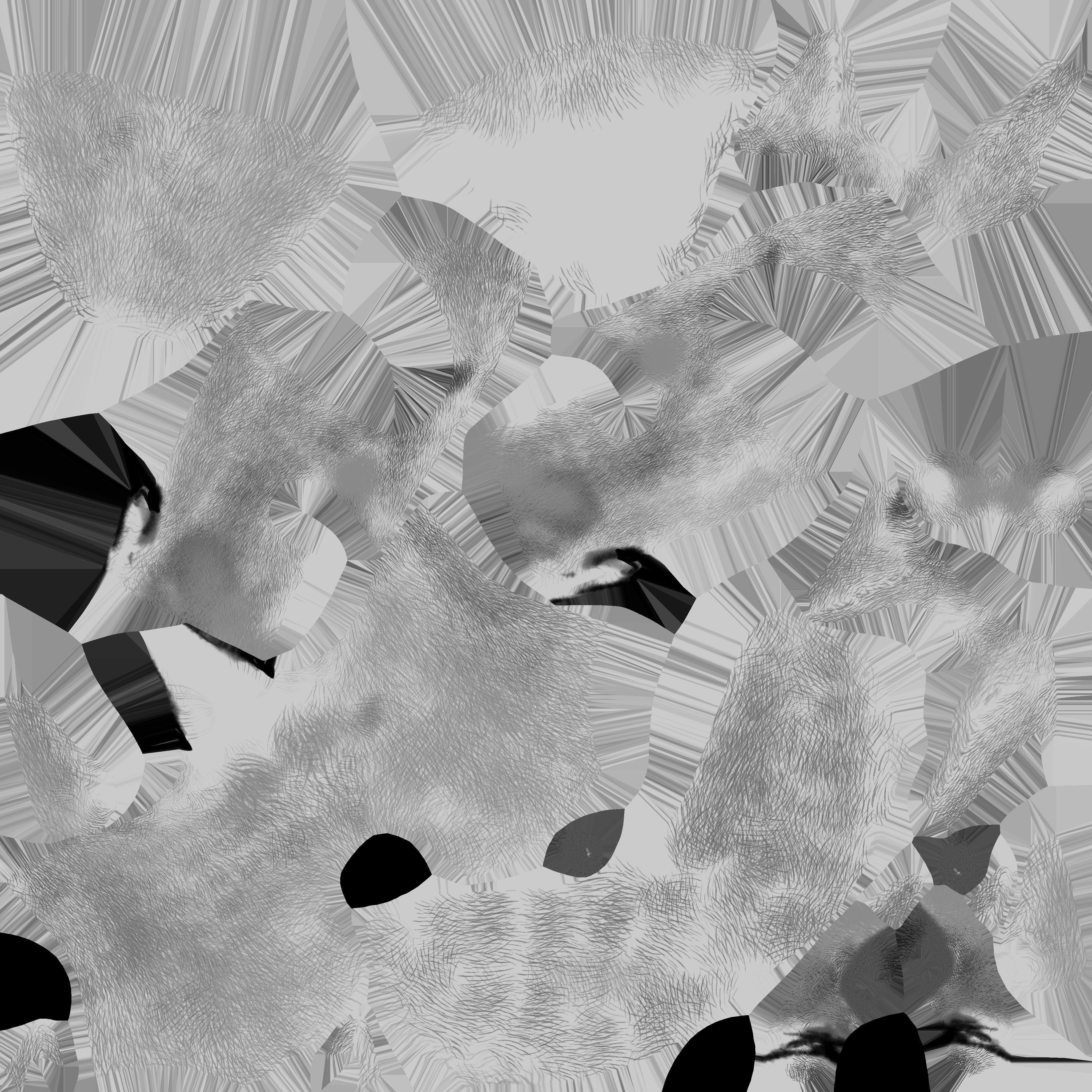 Dobermann Dog head Low-poly 3D model_6