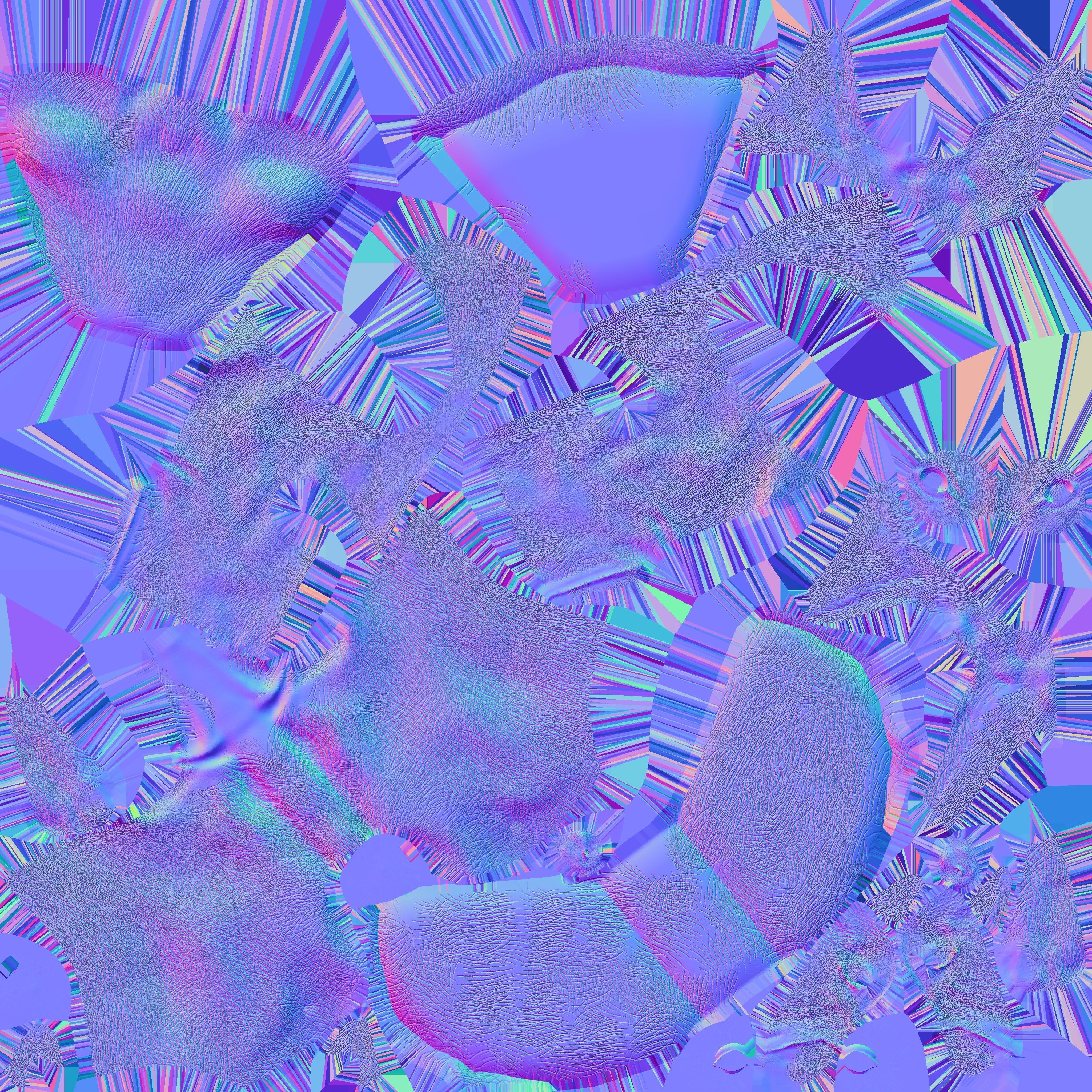 Dobermann Dog head Low-poly 3D model_5