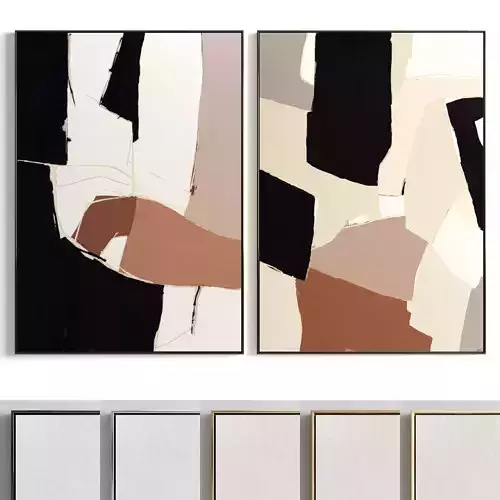 Plaster Two Photo Frame 86