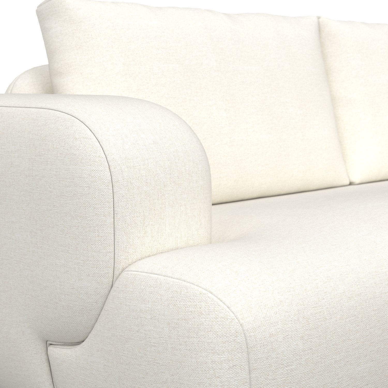 Benito Sofa-90in Plushtone Linen 3D model_3