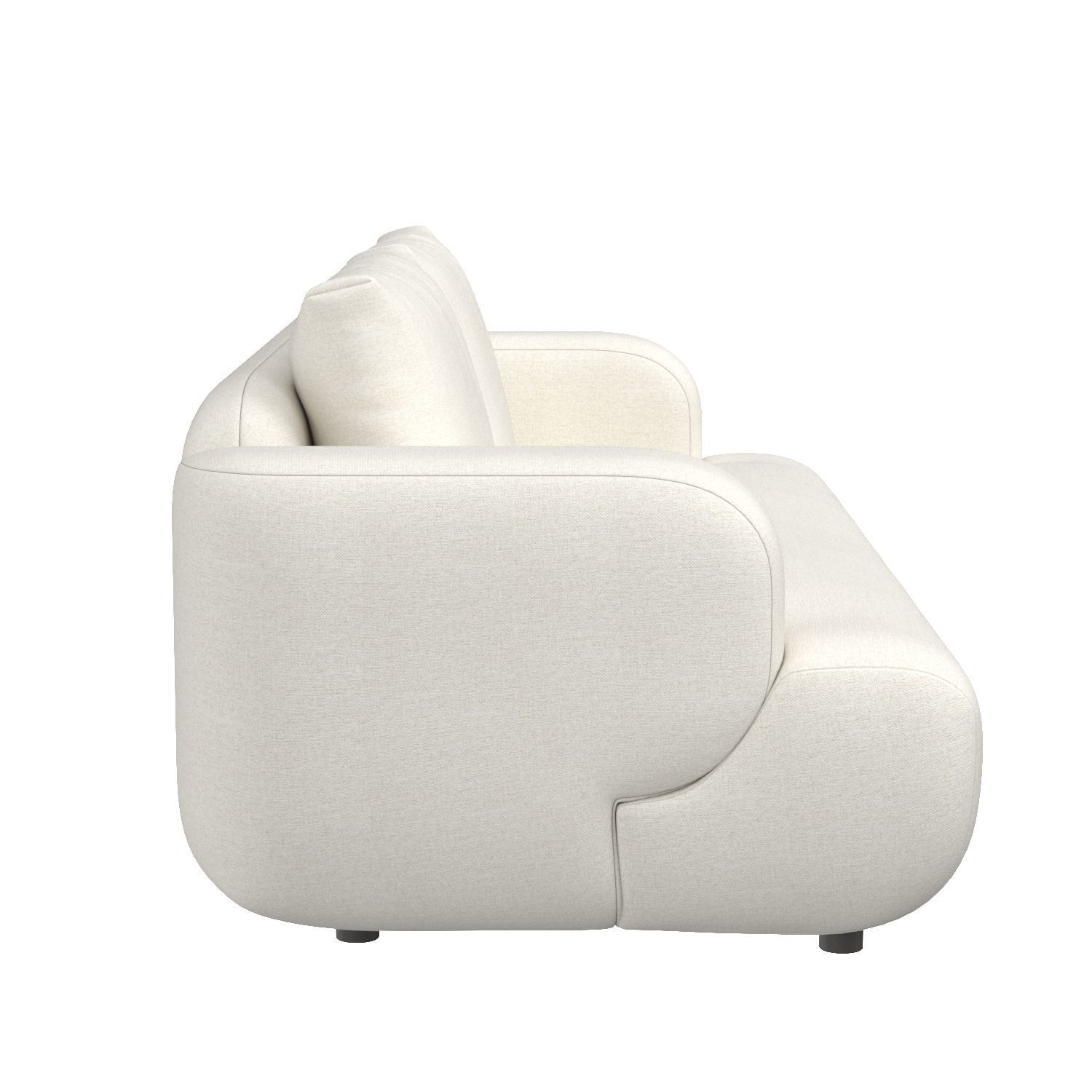 Benito Sofa-90in Plushtone Linen 3D model_1