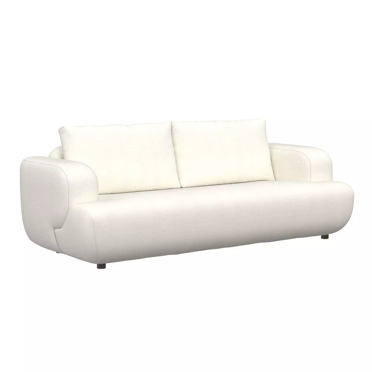 Benito Sofa-90in Plushtone Linen 3D model_0