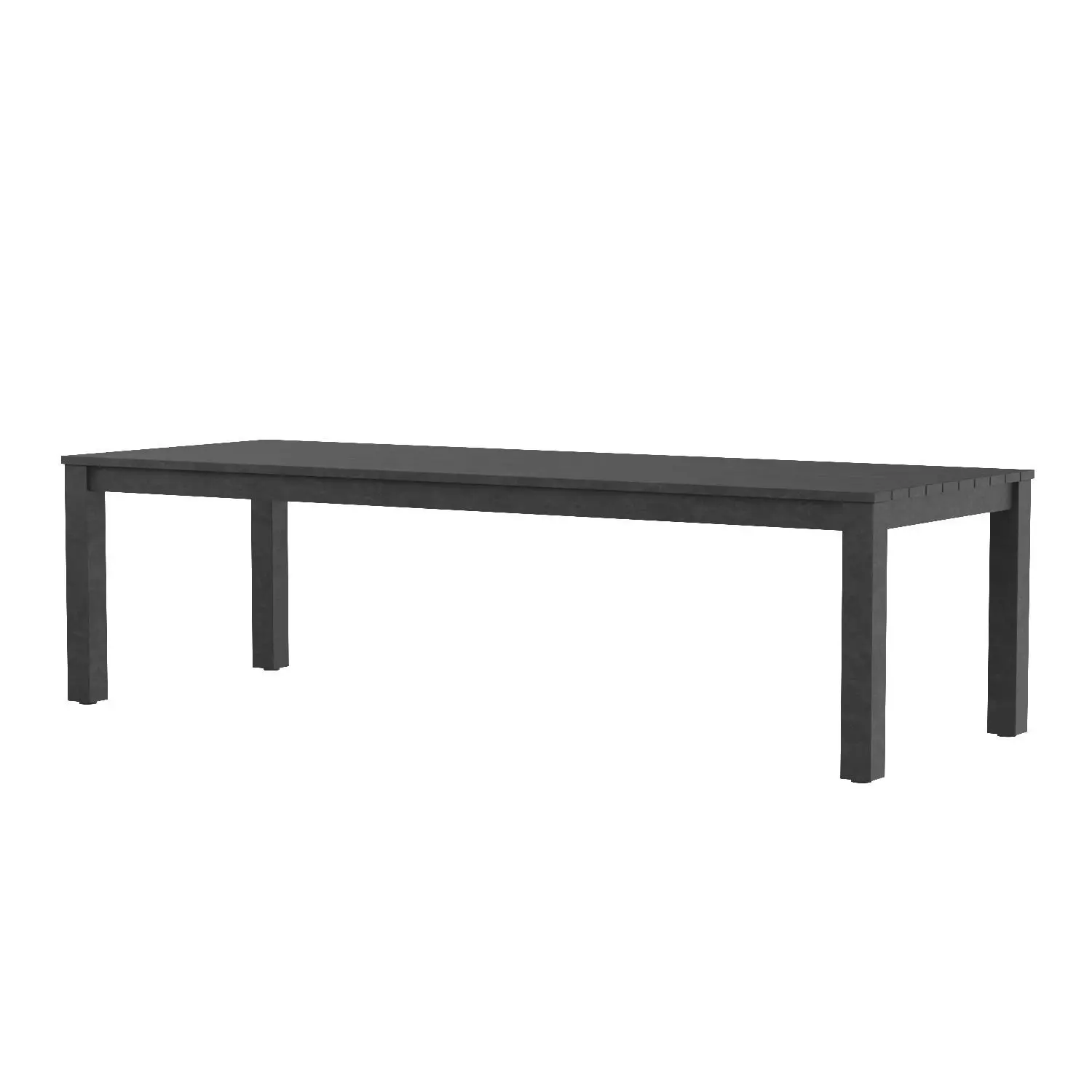 Belvedere Aluminum Rectangular Dining Table 3D model_0