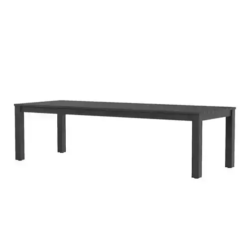 Belvedere Aluminum Rectangular Dining Table