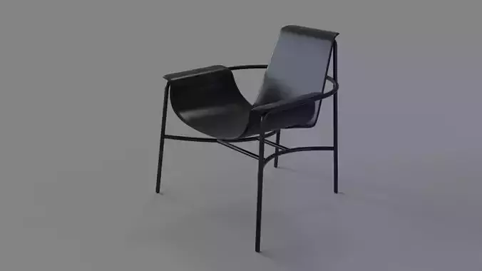 Gemini Black Lounge Chair