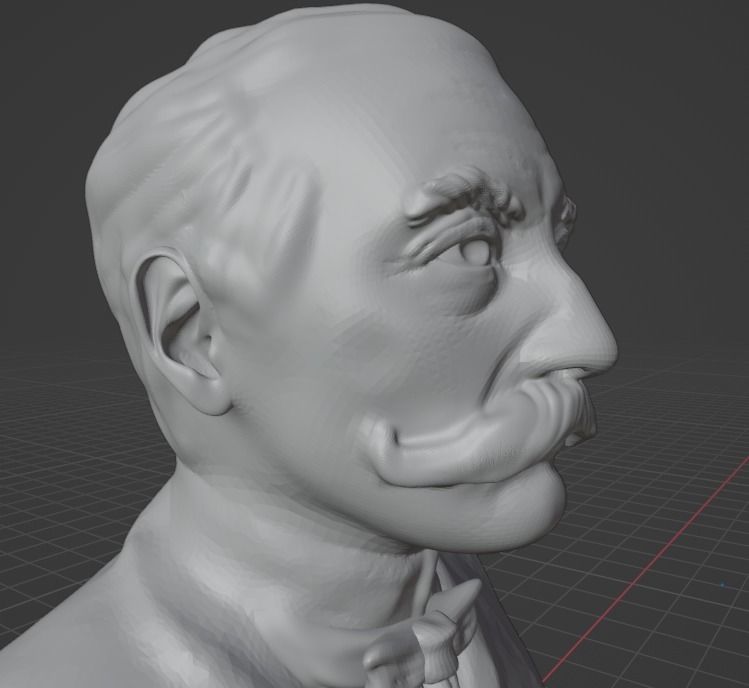 Thomas Hardy 3D print model_7