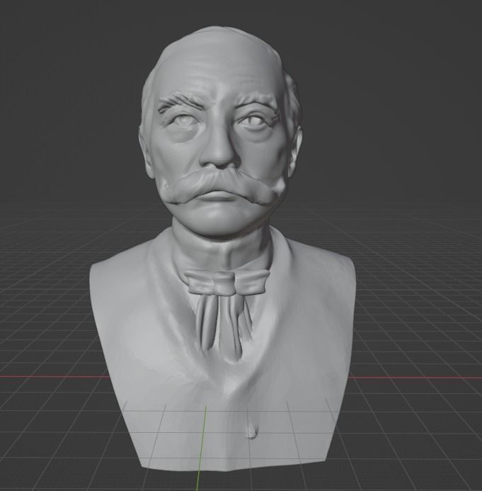 Thomas Hardy 3D print model_12