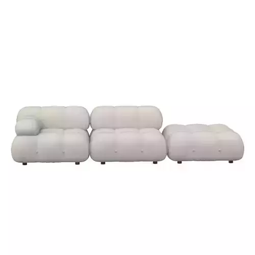 Belia Open End Sofa 3D model